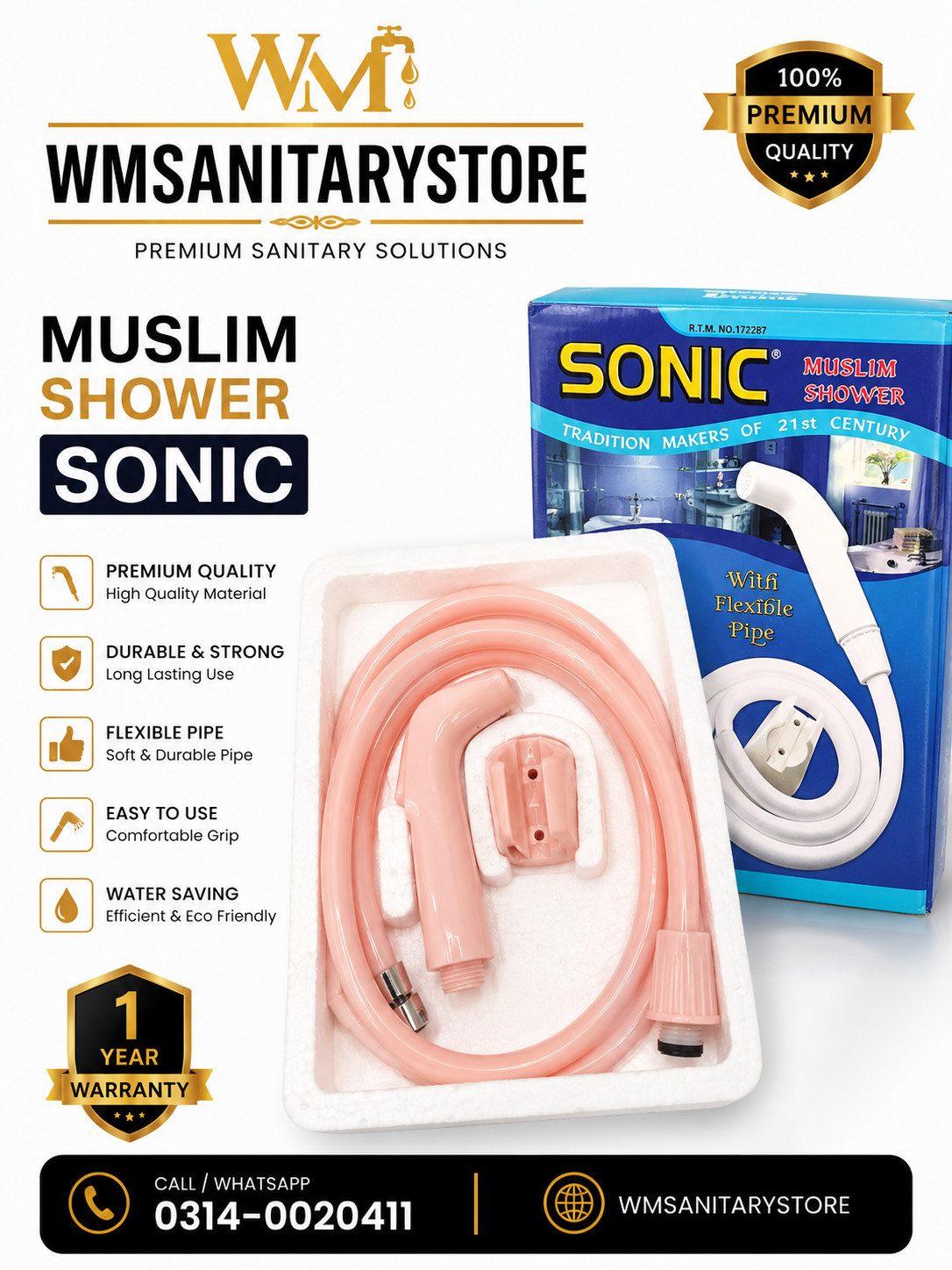 Muslim shower Sonic