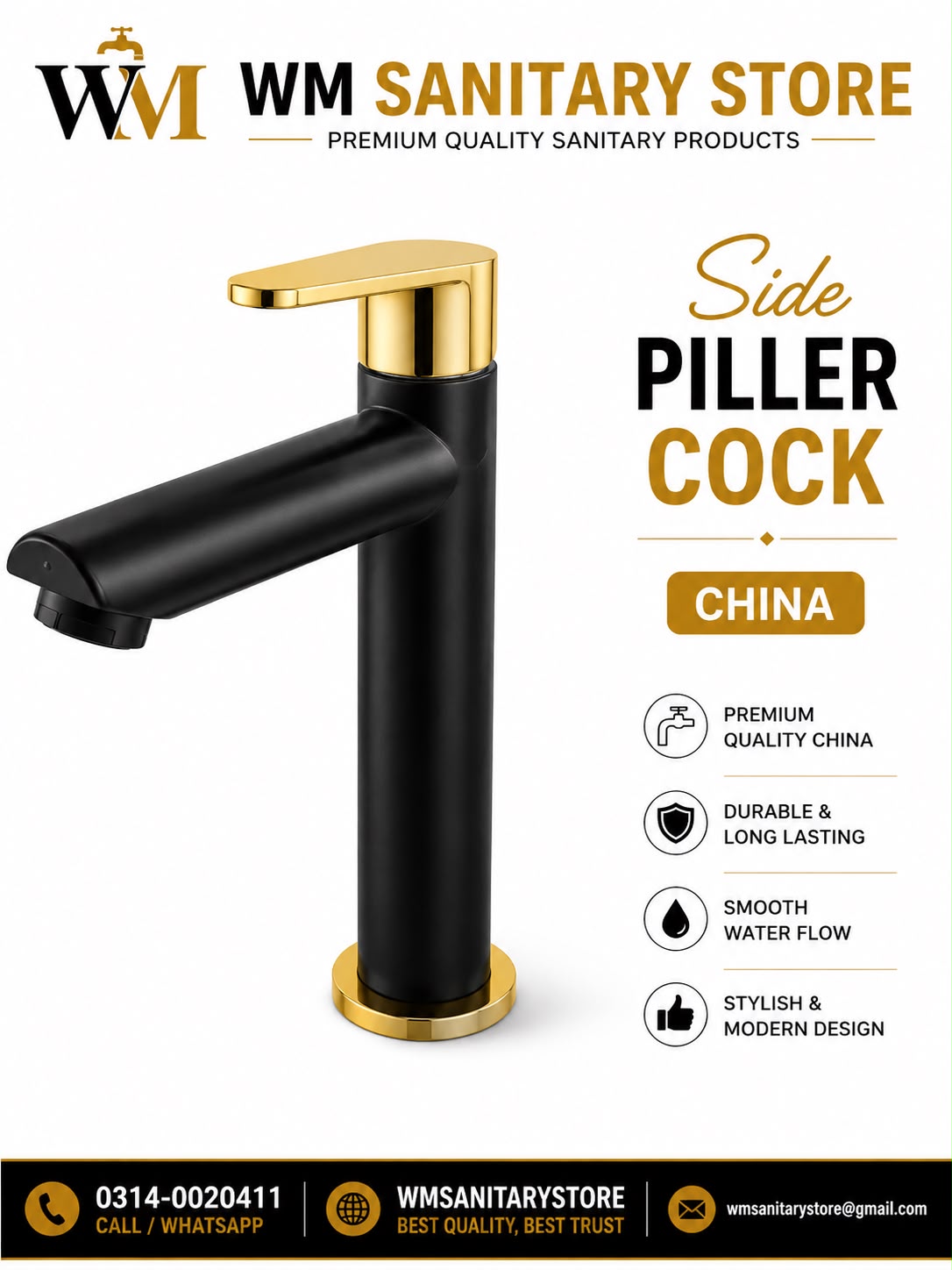 Side Piller Cock China